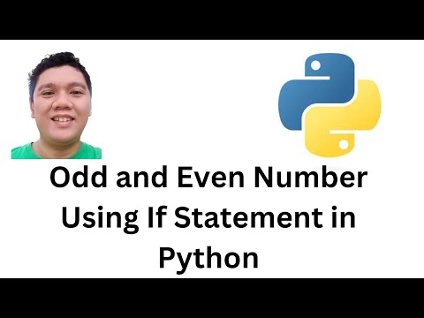 Odd And Even Numbers Using If Statement In Python Programming Language
