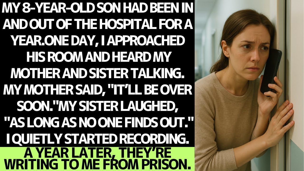 My son kept getting sick. One day, I heard my mother and sister talking in his hospital room.