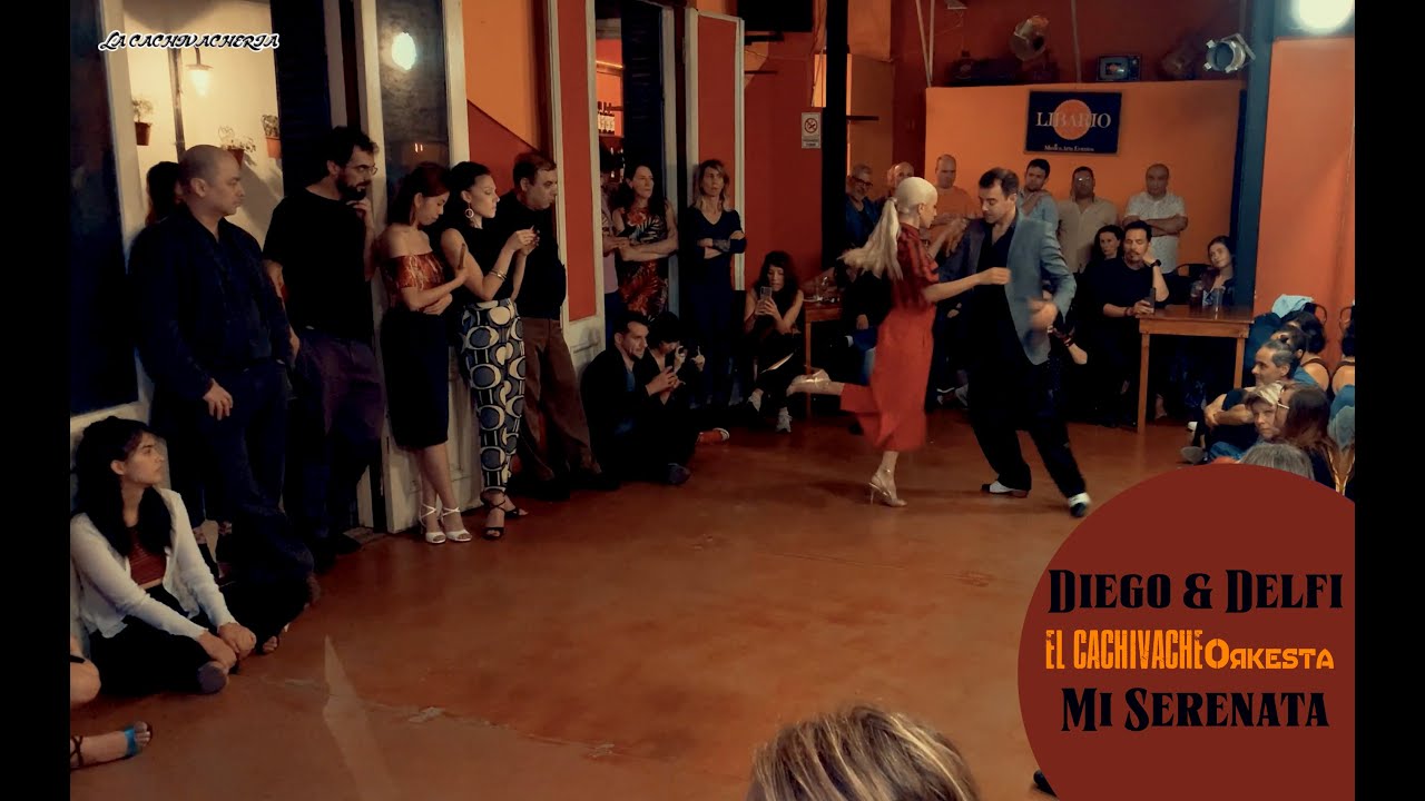 Diego Valero & Delfina Pissani demo con El Cachivache. Mi Serenata Tango en La Cachivacheria Milonga