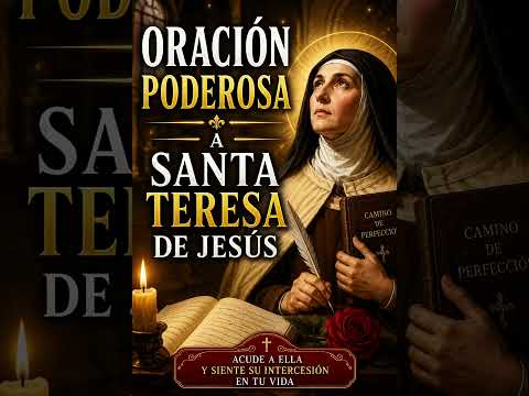 Oración Poderosa A Santa Teresa de Jesús 🕊️ #amor #fe #cristo #jesús #Oración
