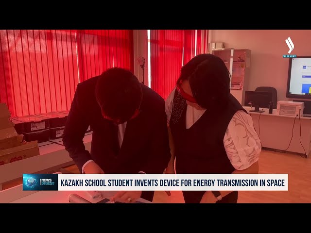 Kazakh school student invents device for energy transmission in space