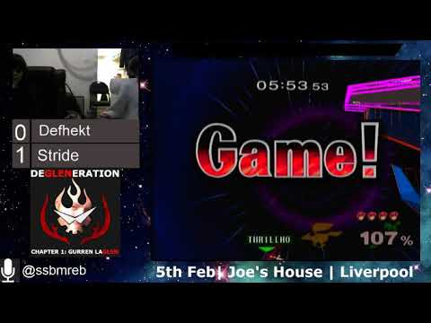 Degleneration 1 - Defhekt (Falco) vs. Stride (Marth) - Winners Round 2
