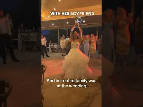 This bride shocked everyone at the wedding 😱