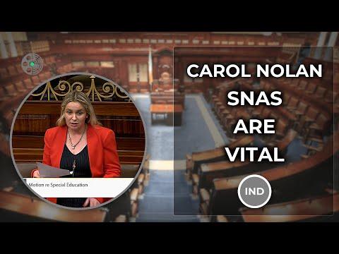 Carol Nolan: SNAs Vital, Calls for Special Schools Task Force