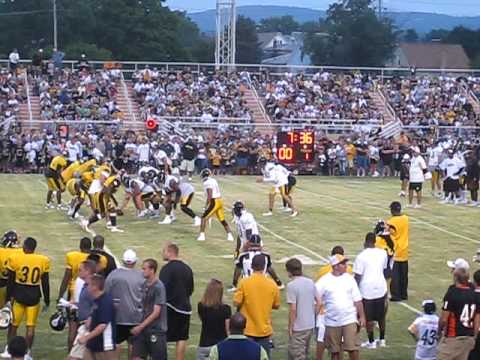Steelers Training Camp: Ben Roethlisberger incomplete pass (08/07/09 @ Latrobe Stadium)