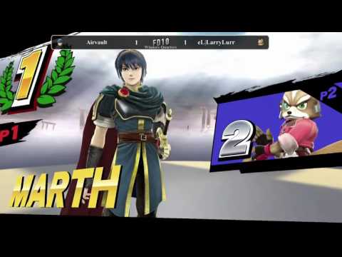 FD10 Winners Quarters - Airvault (Marth) vs eL|LarryLurr (Fox)