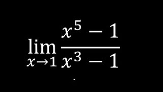 Limites com Indeterminação.  Divisão de binômios, cujos Termos Estão Elevados a Potências