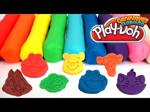 Colorful Play-Doh Cartoon Characters for Kids!