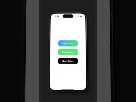 🚀 Next Level SwiftUI Animated Buttons  A Vibrant UI Experience! 🔥