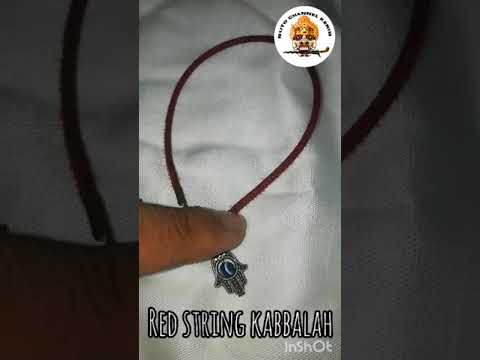 RED STRING KABBALAH BERHIASKAN TANGAN KHAMSA (HAMESH) DARI JERUSALEM