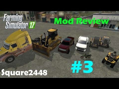 Farming Simulator 2017 Mod Review #3 2017 Ford, ATV, Skidsteers & More