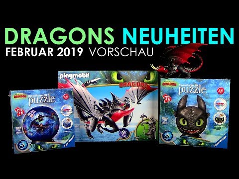Dragons 3 - Neuheiten Vorschau Februar 2019 - Playmobil ® Deathgripper & 3D Puzzle-Ball