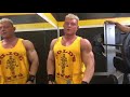 Oldschool Dorian Yates Push Chest Triceps Shoulders Workout for upper chest mass w. Ike Catcher