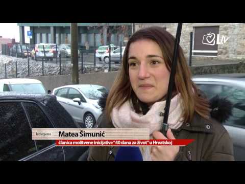 Izdvojeno 1.3.2017. - Međunarodna molitvena inicijativa "40 dana za život"