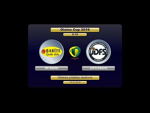 U-15 SK Babīte - JDFS Alberts (Olaine Cup 2019)