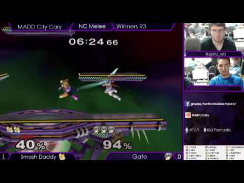 Gato (Marth) vs Smash Daddy (Fox) - MADD Cary | Winner's Bracket