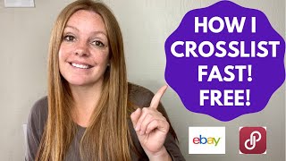 Free & No Service - How I Crosslist My Items Fast From EBay To Poshmark!