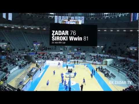 ZD TV I Zadar Široki Wwin 76-81  HD sažetak (2.2.2013.)