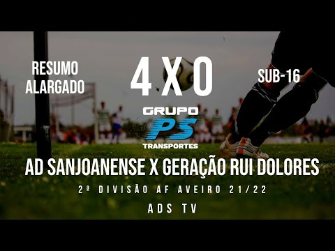 🔴 Highlights 🏆 Sub-16 ⚽ AD Sanjoanense x ADE Rui Dolores - 25ª Jornada