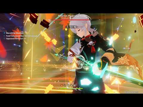 Genshin Impact - Deceitful Domain Challenge 3 (8000 Score) | C0 Xiao Main DPS