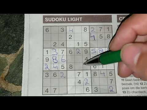 Dominant performance this Light Sudoku puzzle (with a PDF file) 08-23-2019 part 1of 2