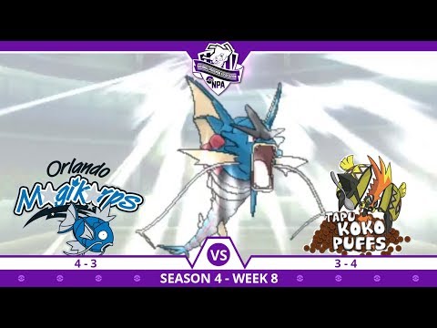 Orlando Magikarps vs Tapu Koko Puffs | NPA Season 4 Week 8