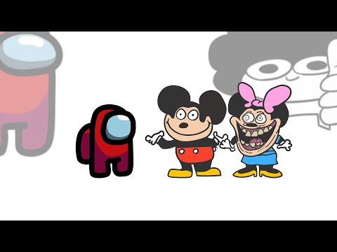 Mini Crewmate Kills Sr Pelo Mokey's Show Characters | Among Us