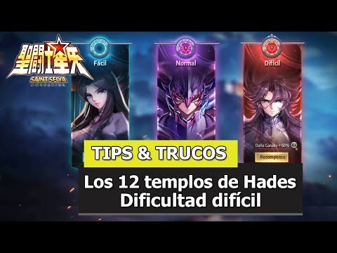 Saint Seiya Awakening - KOTZ  | Tips & Trucos | Los 12 templos de Hades - Dificultad difícil