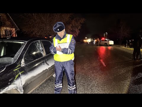 Молодой водитель на машине с неисправными фарами в темноте задавил пожилого пешехода