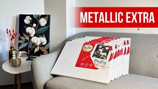 Картина по номерам - Грациозный лев с красками металлик extra ©art_selena_ua