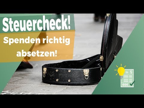 Spenden richtig absetzen!