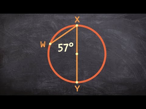 How to determine the measure of an arc from an inscribed angle