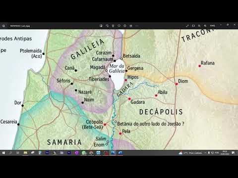 Geografia biblica: A palestina nos tempos de Cristo