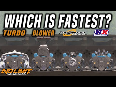 Turbo Vs Blower Vs ProCharger Vs Nitrous - Which Is Fastest? | No Limit Drag Racing 2.0