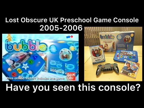 Lost Media: World of Bubble Lost Obscure UK Preschool Game Console 2005-2006