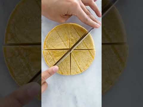 Air Fryer Tortilla Chips #healthyrecipes #airfryerrecipes