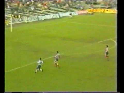 Real Zaragoza. Gol de Pedro Herrera en el Calderón