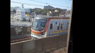 東京メトロ17000系と並走してみた