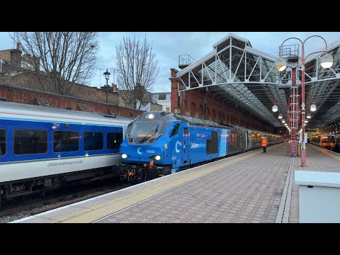 Chiltern Railways Class 68 & Mk 5As departing London Marylebone
