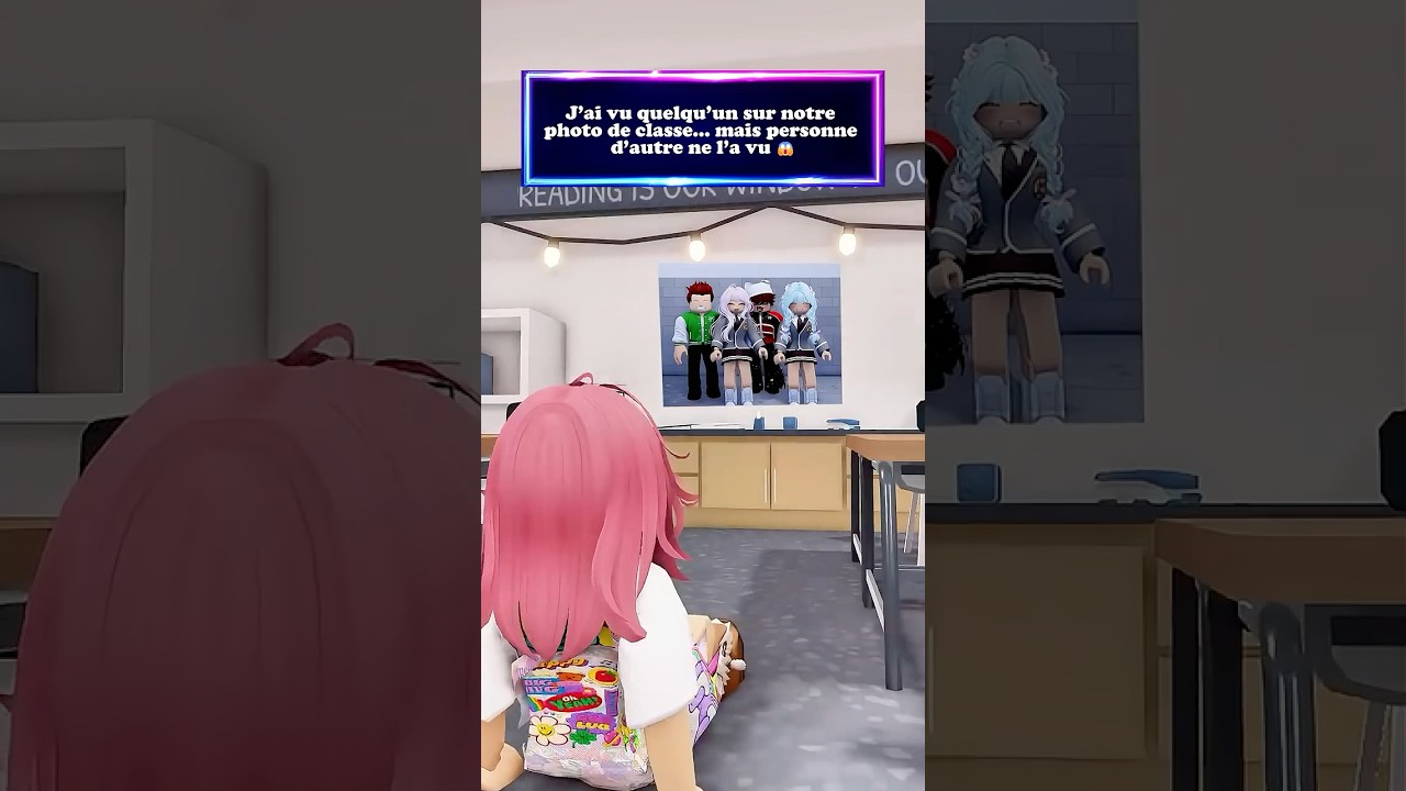 J’ai vu quelqu’un sur notre photo de classe… mais personne d’autre ne l’a vu 😱#shorts #berry #roblox