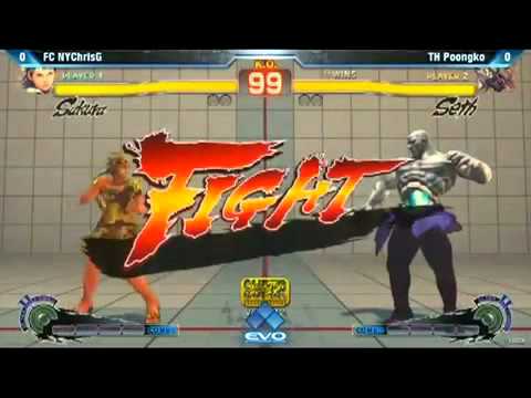 EVO 2012 Quarter Finals - ChrisG vs Poongko