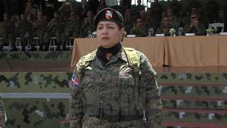 Primera mujer dominicana en comandar un batallón en el Ejército