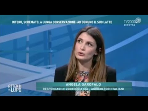 TV2000 ATTENTI AL LUPO - Ad ognuno il suo latte. In studio Angela Garofalo (Cia)