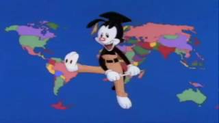 Kadr z teledysku El Mundo De Yakko tekst piosenki Animaniacs (OST)