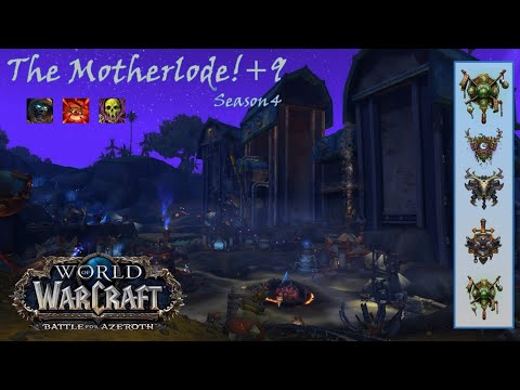 +9 The Motherlode!! Season 4 Brewmaster Monk POV - Guild Run (Tyrannical, Raging, Necrotic)