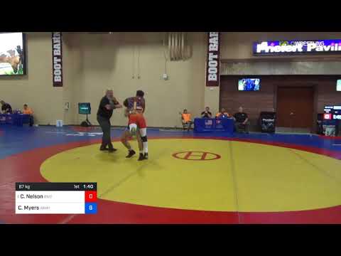 2018 Marine Corps US Open/Senior Men's Greco-Roman 67 7th Place - Chase Nelson (BWC) Vs. Connor My