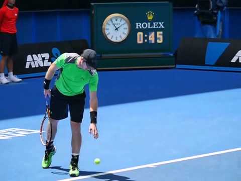 Andy Murray vs Y Bhambri at AO 2015
