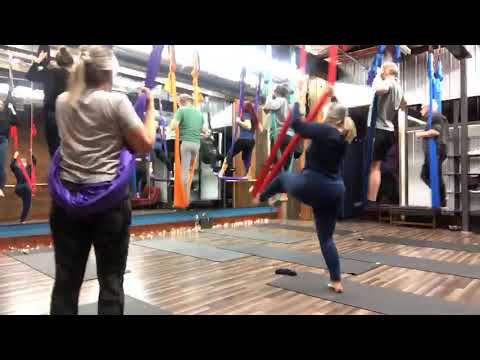 Aerial Yoga Hammock at Boise Aerial & Fitness