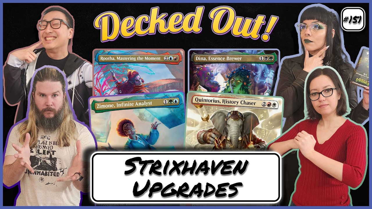 Secrets of Strixhaven Precon Upgrades w/ Kyle Hill - EDH Gameplay Ep 151