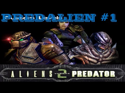 LOOKING FOR A PREDATOR TO FACERAPE! LET'S PLAY ALIENS VS PREDATOR 2: PRIMAL HUNT PREDALIEN MISSION 1